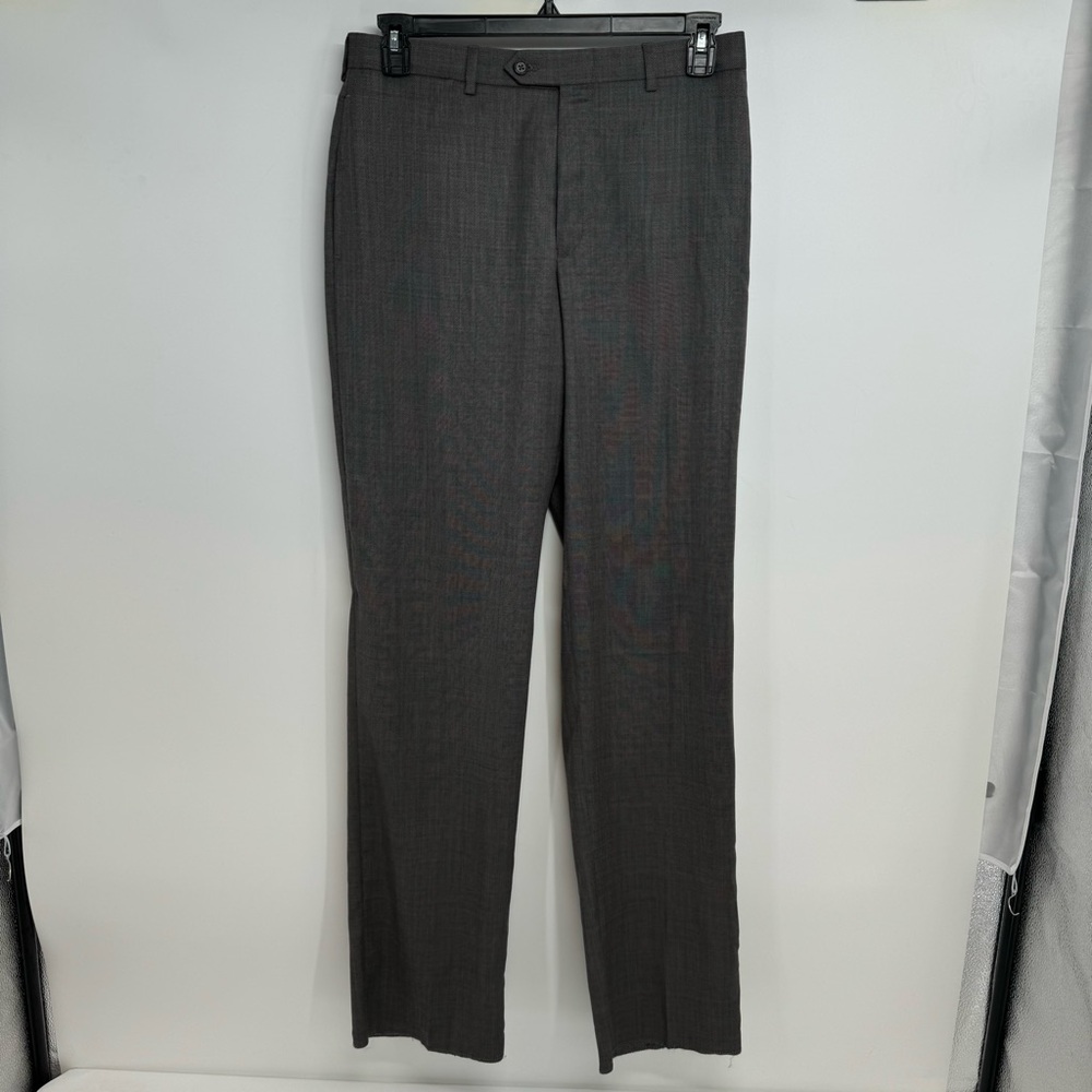 NWT Ralph Ralph Lauren Men's Blue Label Brown Trouser Dress Pants Sz W32x35L